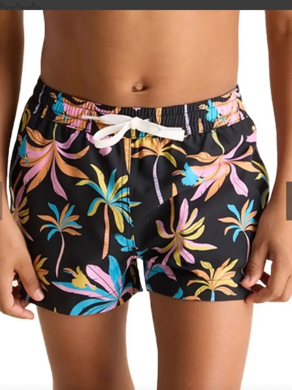 NWT CHUBBIES THE BLACK LIGHT NIGHTS SHORTS shorter sz Youth XL